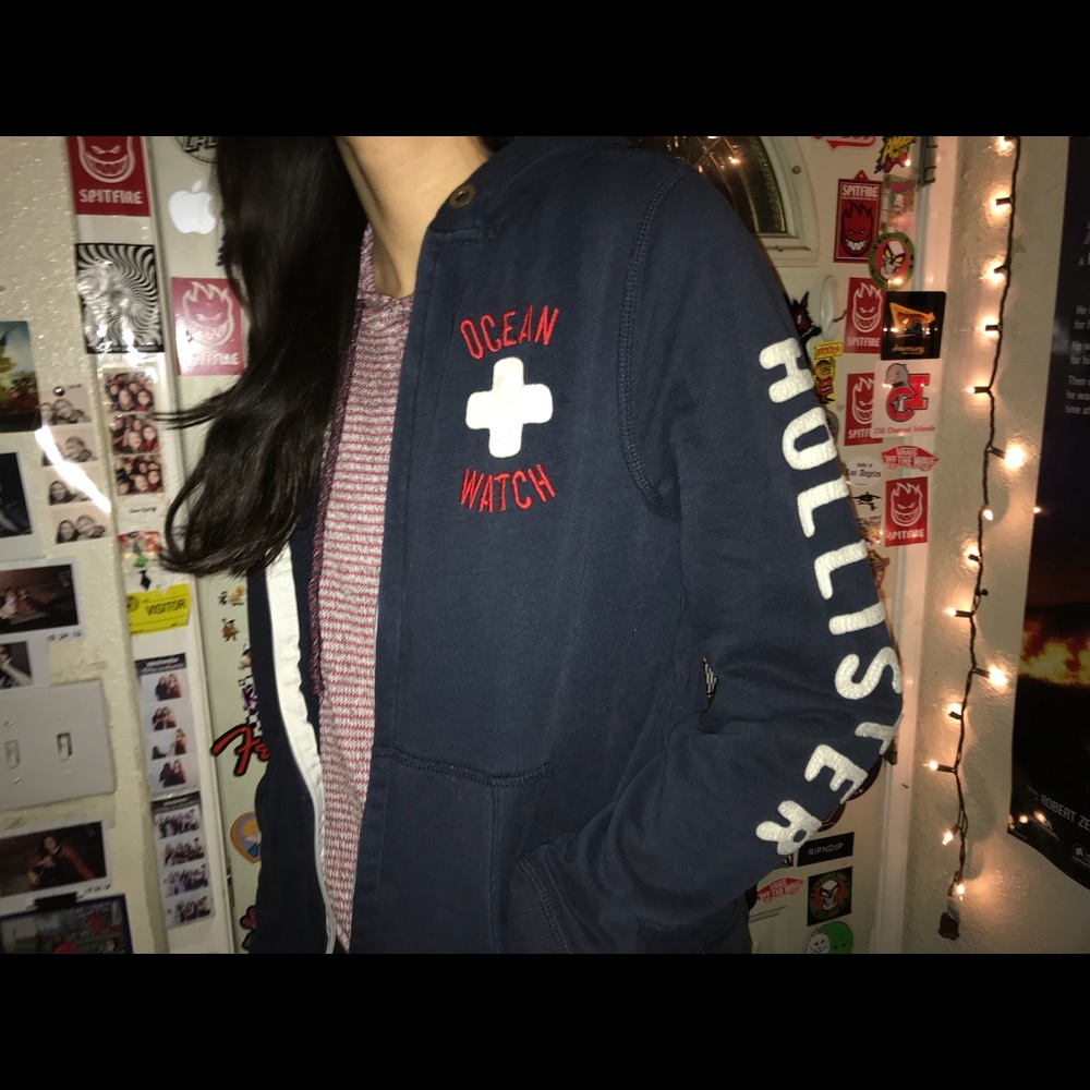 Hollister Zip Up Sweater